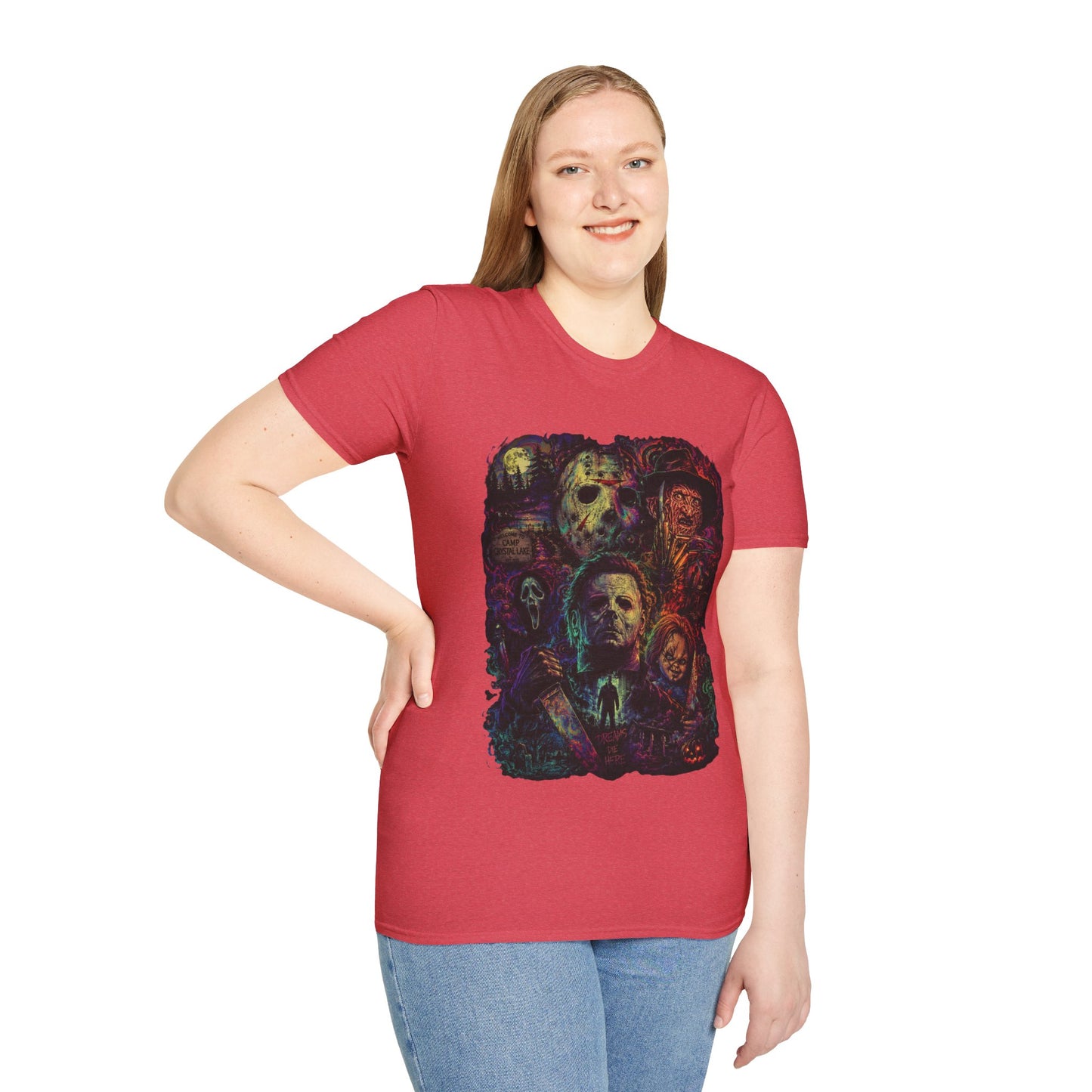 Horror Icons Collage T-Shirt —  Graphic Tee
