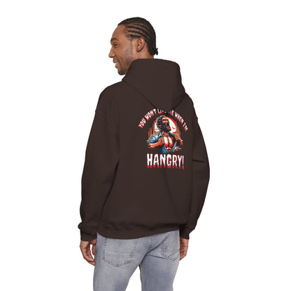 You Wont Like Me When I'm Hangry Hoodie - Werewolf Design