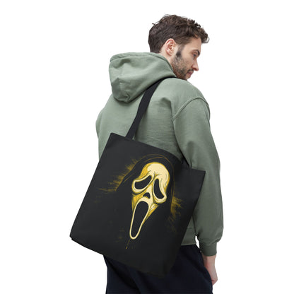 Spooky Scream Tote Bag — Ghost Face Design