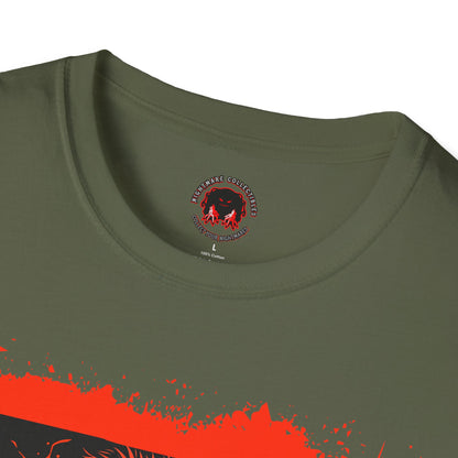 Vintage Horror Mask Portrait "Michael" Graphic T-Shirt