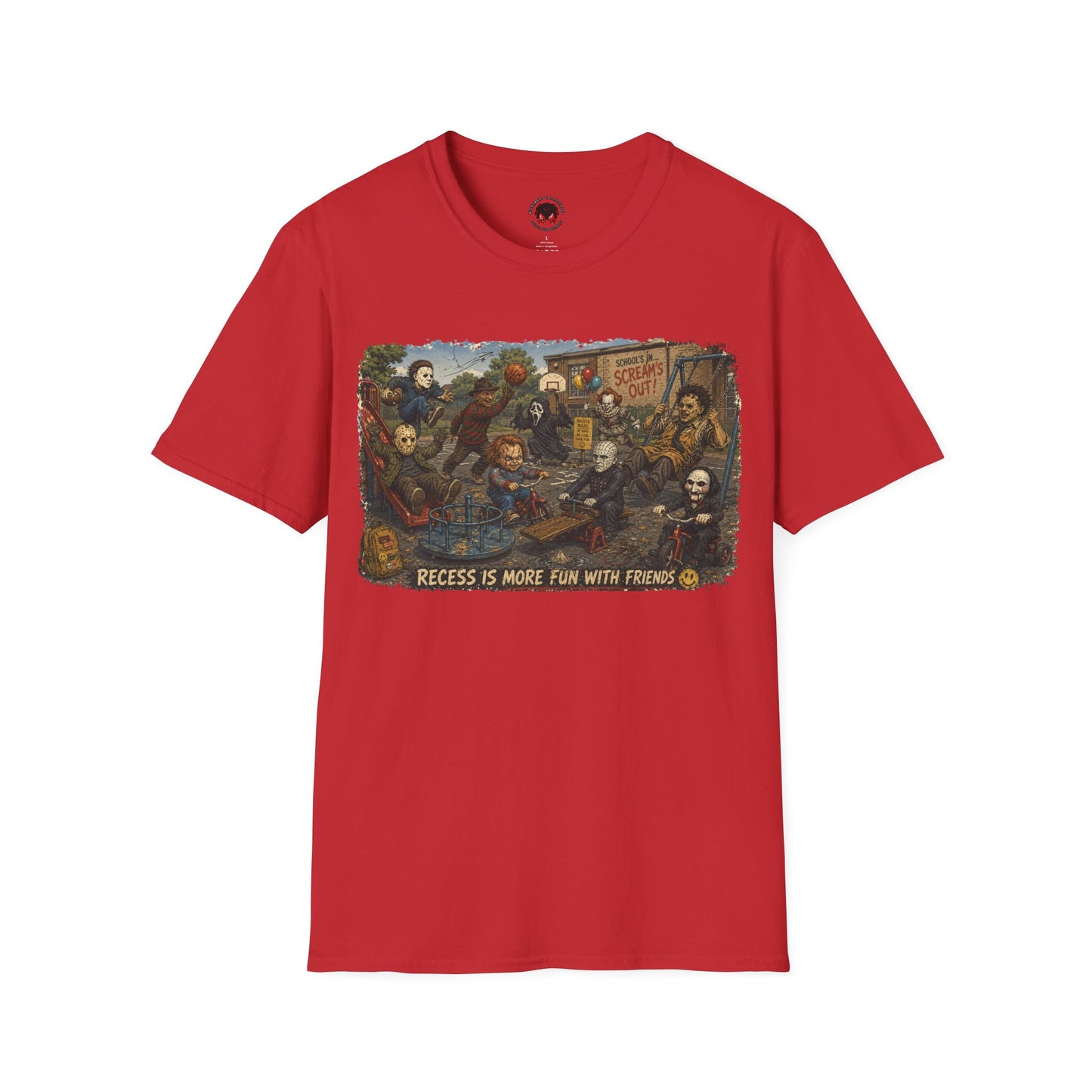 Horror Icons Recess T-Shirt — 'Screams Out' Horror Tee