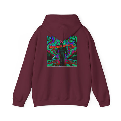 Psychedelic Road Trip Michael Hoodie – "Would Walk 500 Miles" Graphic Pullover