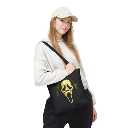 Spooky Scream Tote Bag — Ghost Face Design