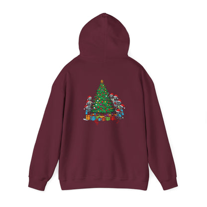 Horror Family Forever Unisex Hoodie - Zombie Christmas Design