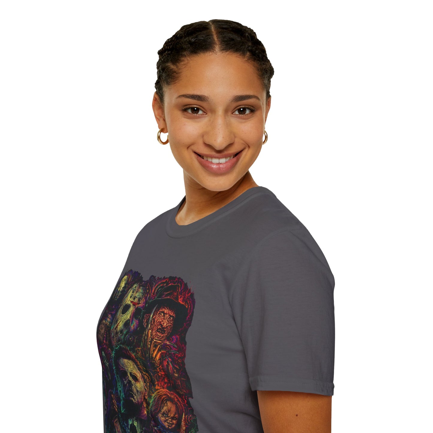 Horror Icons Collage T-Shirt —  Graphic Tee