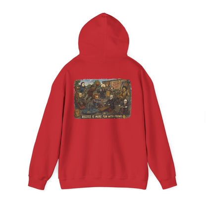Horror Icons Illustration “Recess Is More Fun With Friends” - Hoodie
