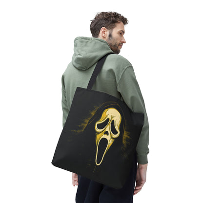 Spooky Scream Tote Bag — Ghost Face Design