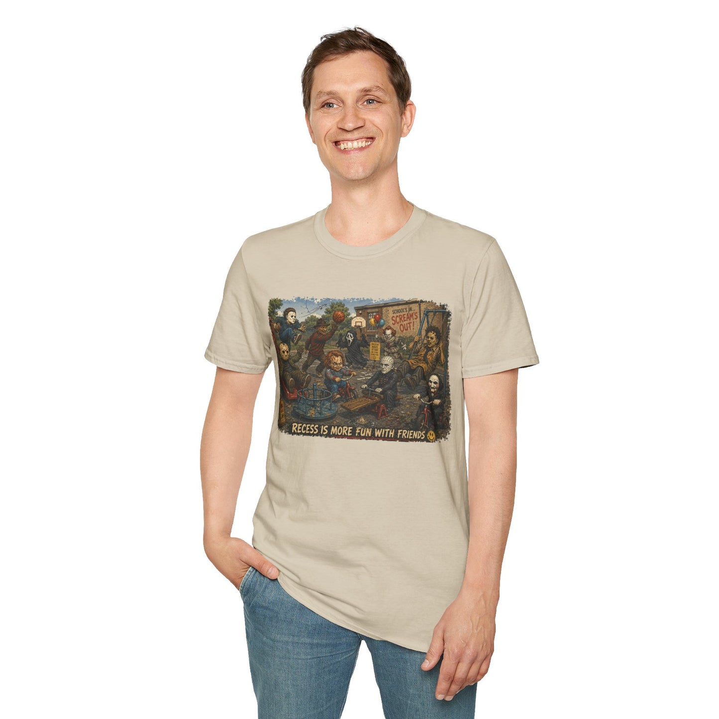 Horror Icons Recess T-Shirt — 'Screams Out' Horror Tee