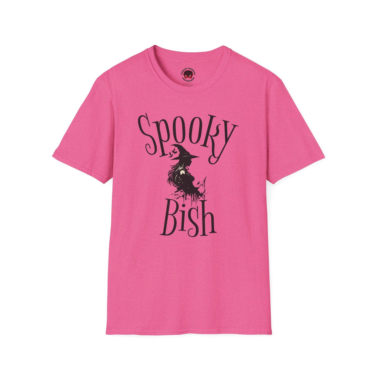 Spooky Bish Witch Gothic Unisex Softstyle T-Shirt Horror Fun