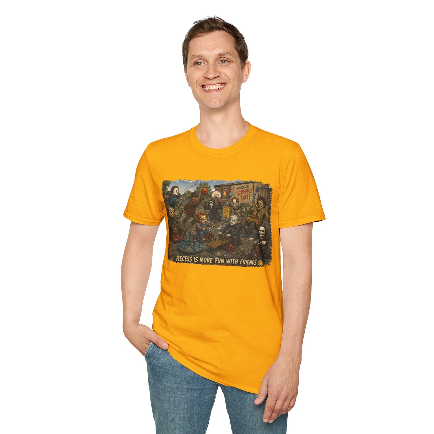 Horror Icons Recess T-Shirt — 'Screams Out' Horror Tee