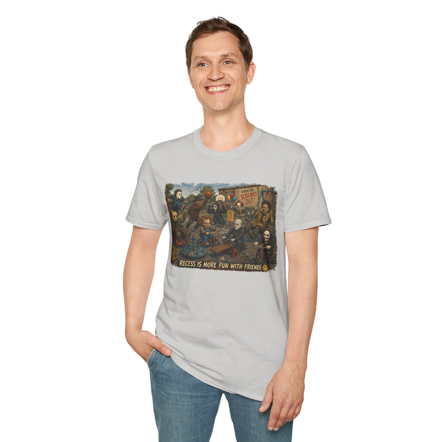 Horror Icons Recess T-Shirt — 'Screams Out' Horror Tee