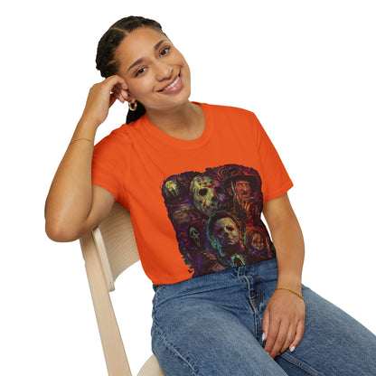 Horror Icons Collage T-Shirt —  Graphic Tee