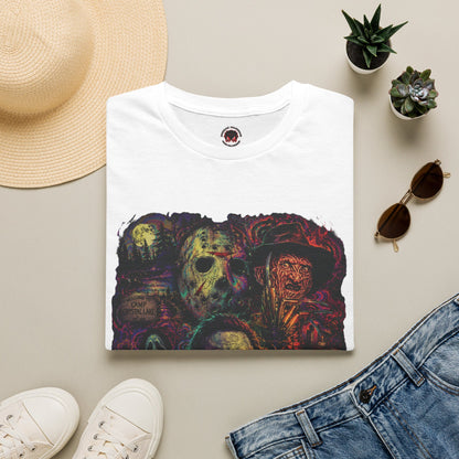 Horror Icons Collage T-Shirt —  Graphic Tee