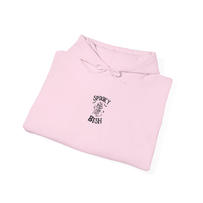 Spooky Bish Hoodie — Cute Skeleton in Sunglasses Design