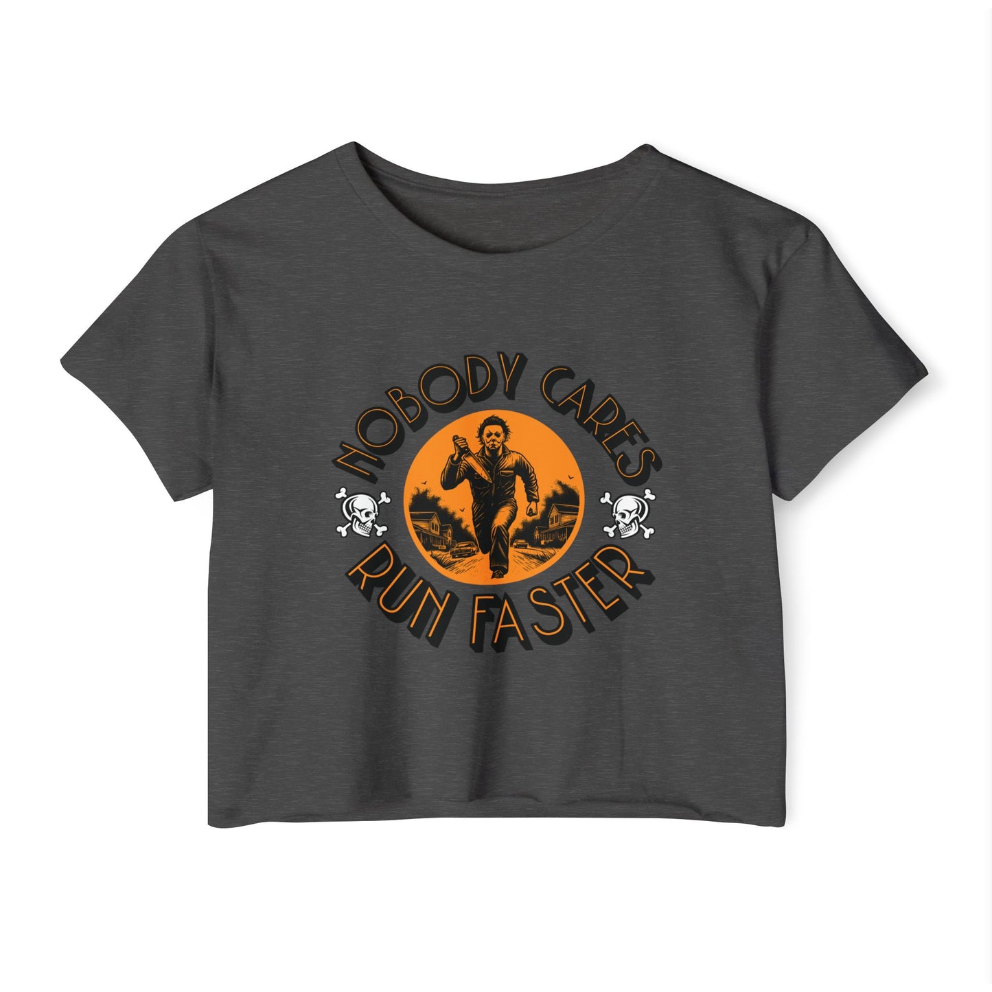 Nobody Cares Run Faster Women's Festival Crop Top