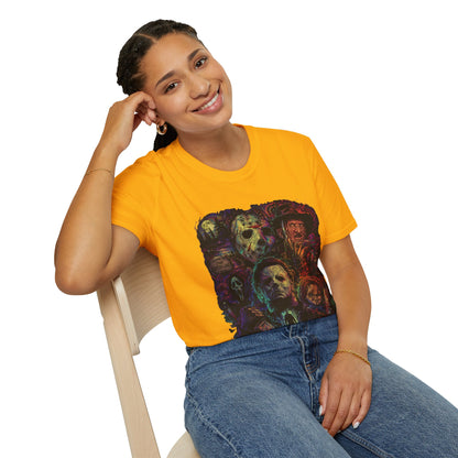 Horror Icons Collage T-Shirt —  Graphic Tee