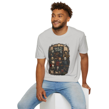 "Back to School" Horror Movie Character Class Portrait - T Shirt