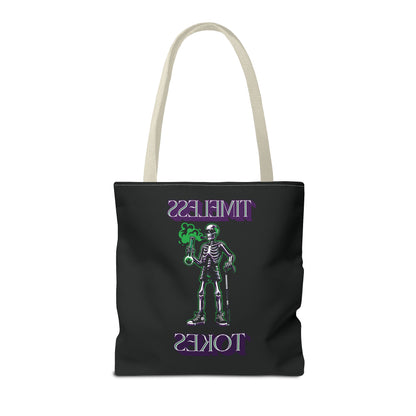 Tote Bag - Timeless Tokes Skeleton Weed Lover Design