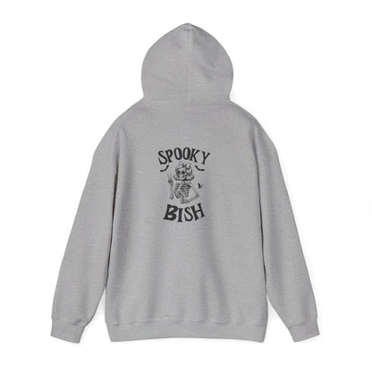 Spooky Bish Hoodie — Cute Skeleton in Sunglasses Design