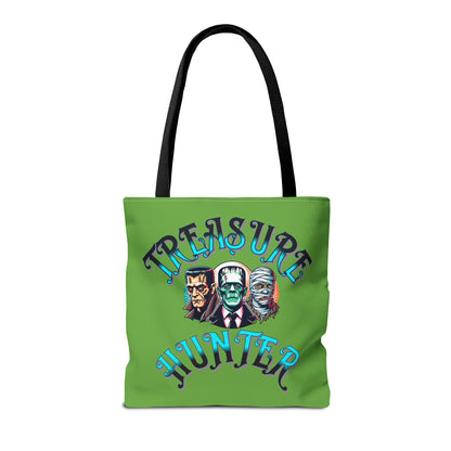 Treasure Hunter Vintage Monster Collector Tote Bag (AOP) Retro Toys Travel