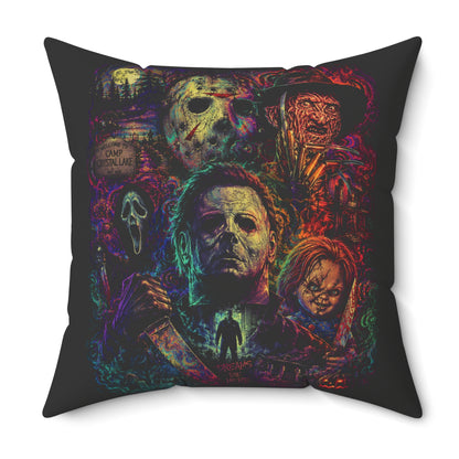 Horror Icons Decorative Pillow - Throw Pillow