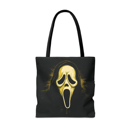 Spooky Scream Tote Bag — Ghost Face Design