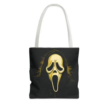 Spooky Scream Tote Bag — Ghost Face Design