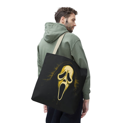 Spooky Scream Tote Bag — Ghost Face Design