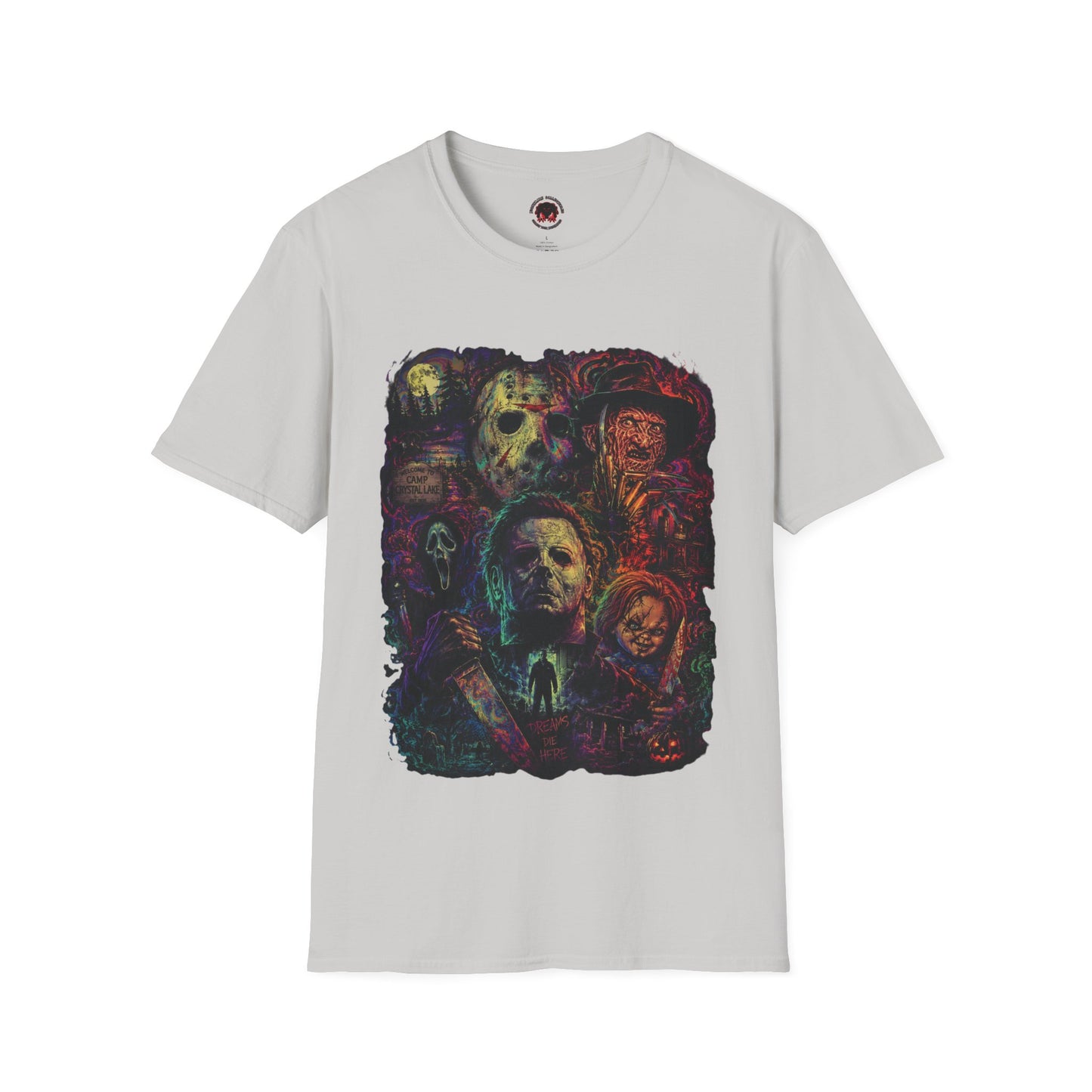 Horror Icons Collage T-Shirt —  Graphic Tee