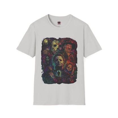Horror Icons Collage T-Shirt —  Graphic Tee