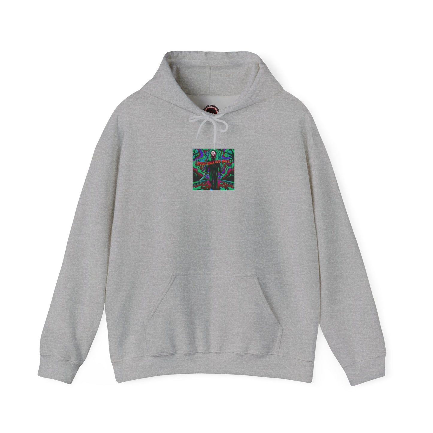 Psychedelic Road Trip Michael Hoodie – "Would Walk 500 Miles" Graphic Pullover