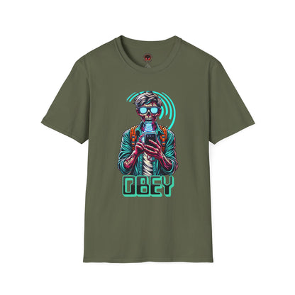 Brain Washing "Obey" Cell Phone Design - Unisex T-Shirt