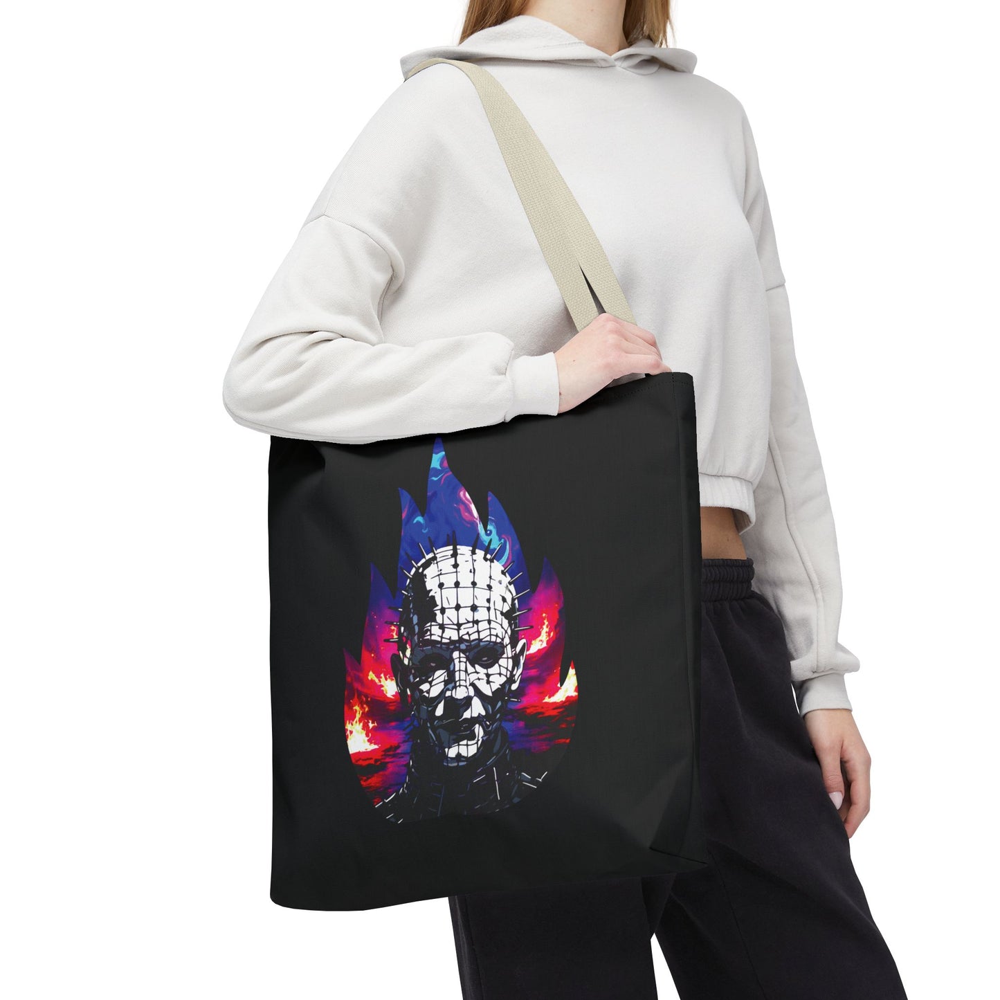Tote Bag - Welcome To Hell Pinhead, 80's Horror Fun