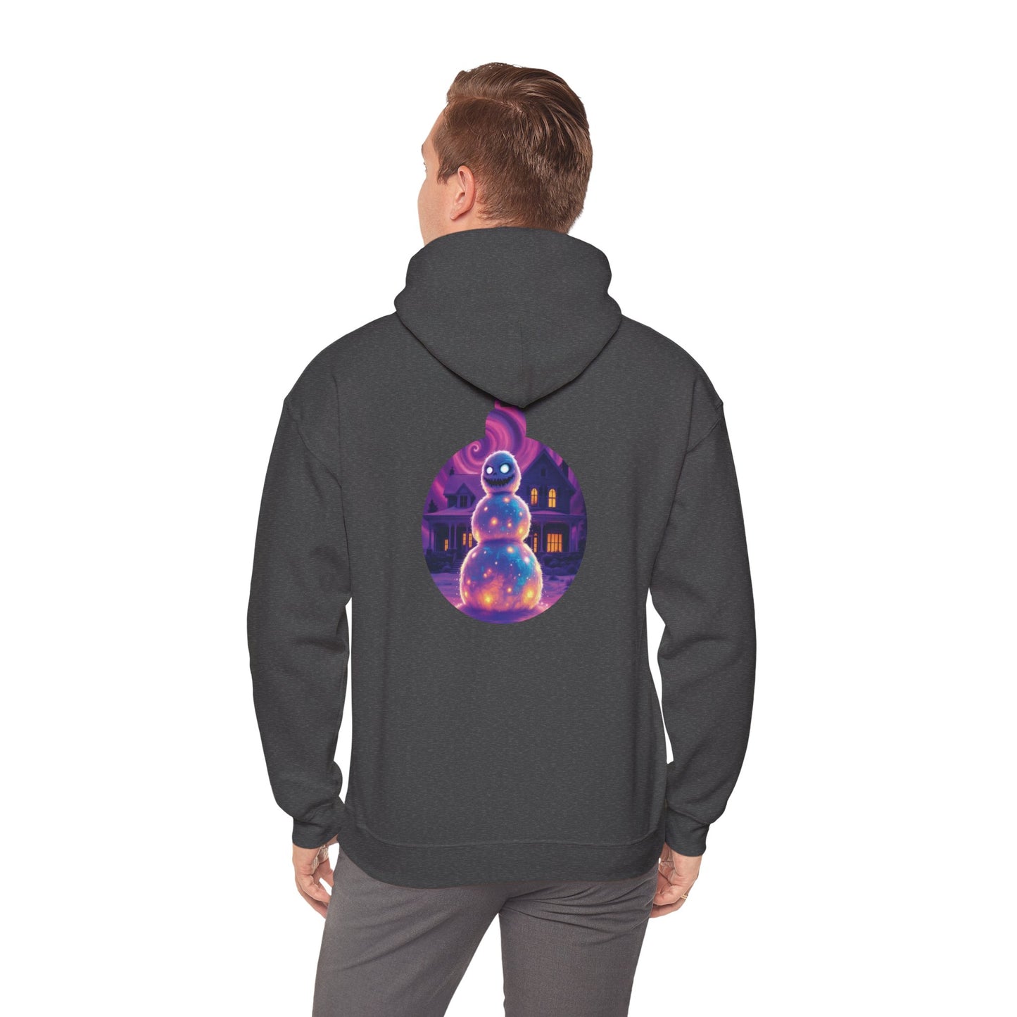 Scary Christmas Hoodie - Evil Snowman Design