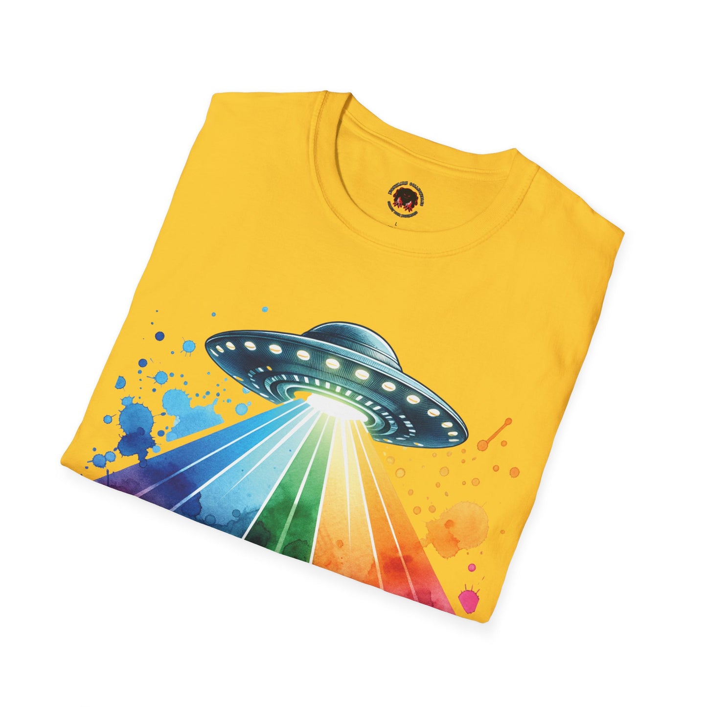 Summerween UFO Beach Day Unisex Soft Style T-Shirt