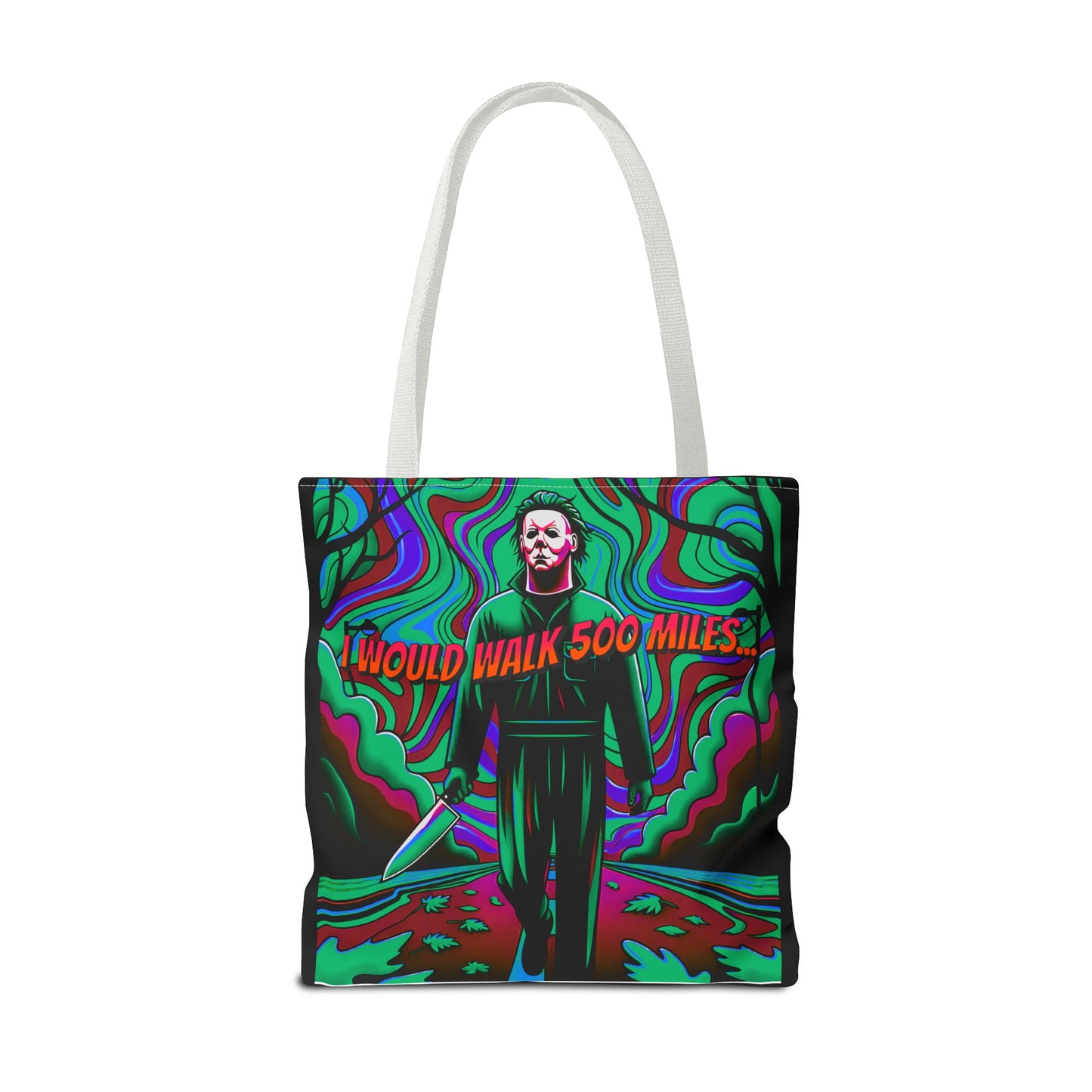 Horradelic Horror Fun Michael With The Mask On Myers Beach Halloween Lunch Tote Bag (AOP)