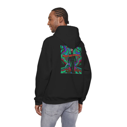 Psychedelic Road Trip Michael Hoodie – "Would Walk 500 Miles" Graphic Pullover