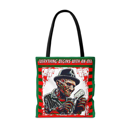 Horrorvational Everything Begins With An Idea Horror Inventor Tote Bag (AOP)