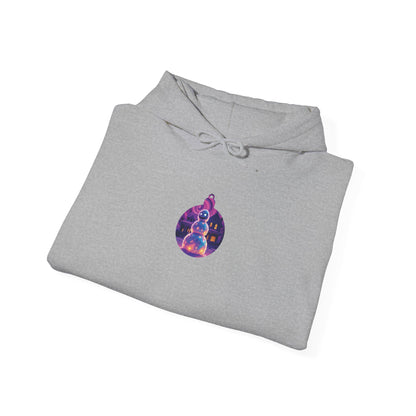 Scary Christmas Hoodie - Evil Snowman Design