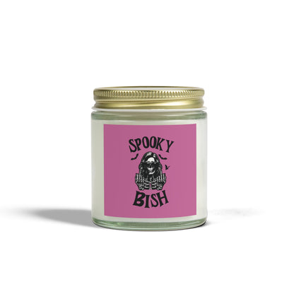 Scented Candle - Spooky Bish, Middle Finger Female Skeleton Design (4oz, 9oz)