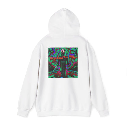 Psychedelic Road Trip Michael Hoodie – "Would Walk 500 Miles" Graphic Pullover