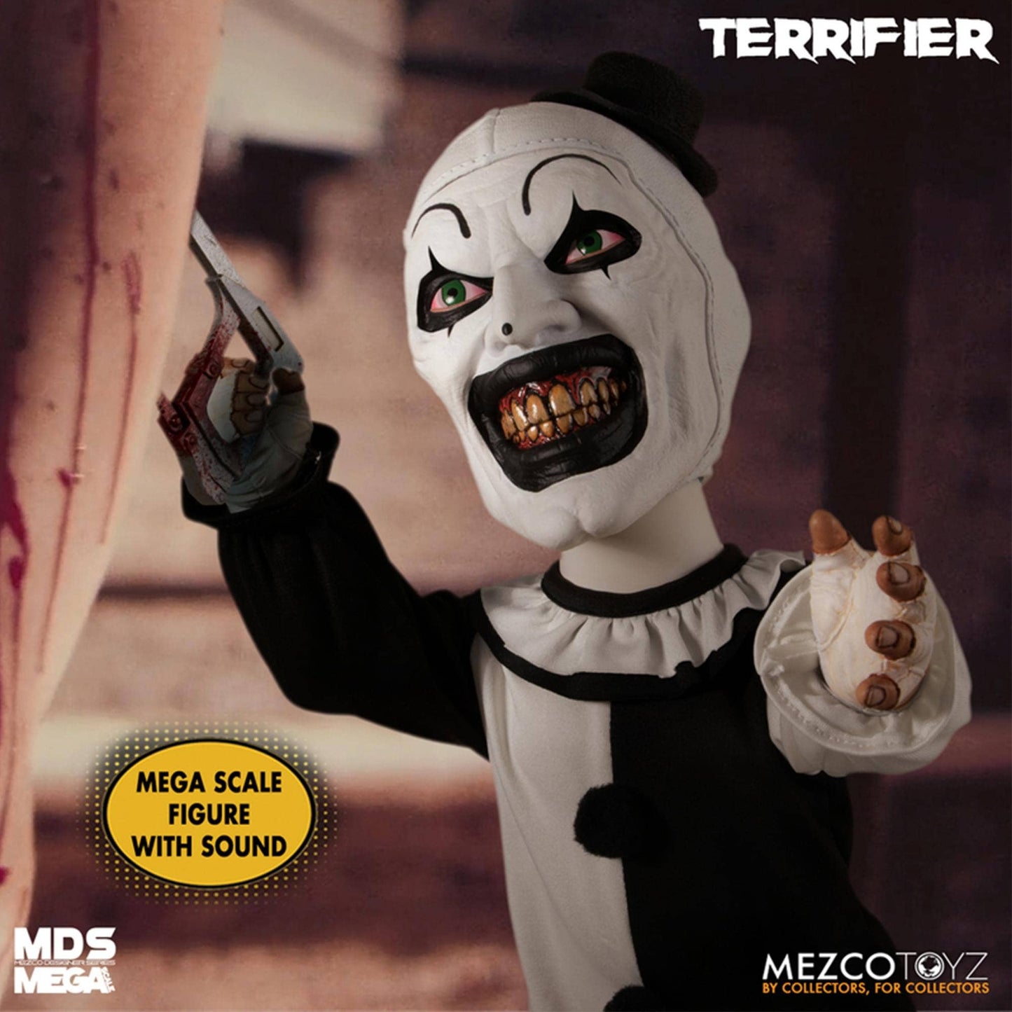 Mezco Terrifier Art the Clown 15 Inch MDS Figure w/Sound