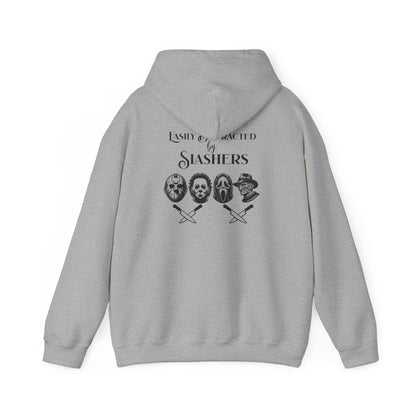 Horror Slasher Hoodie — Classic Masked Killers Graphic Sweatshirt