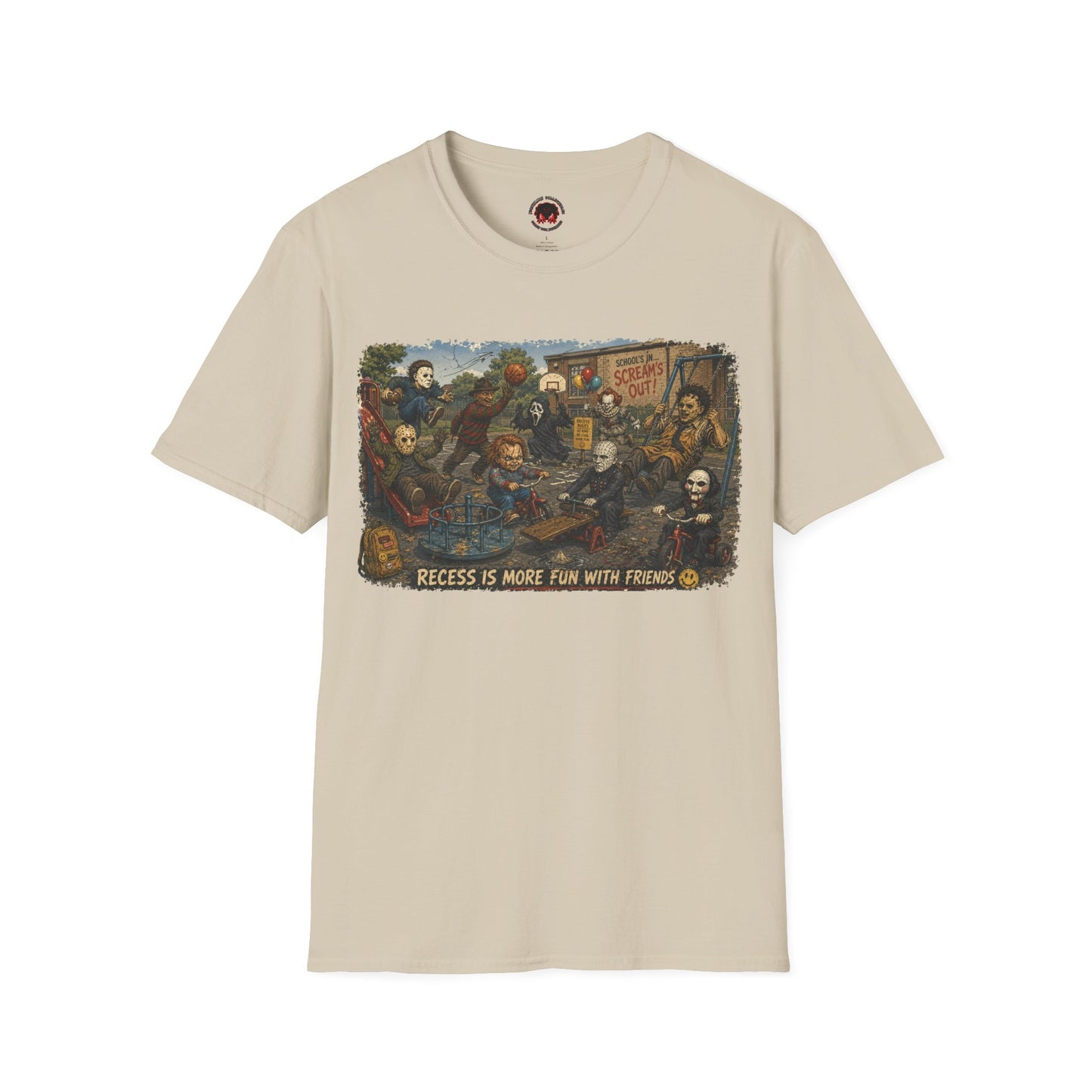 Horror Icons Recess T-Shirt — 'Screams Out' Horror Tee