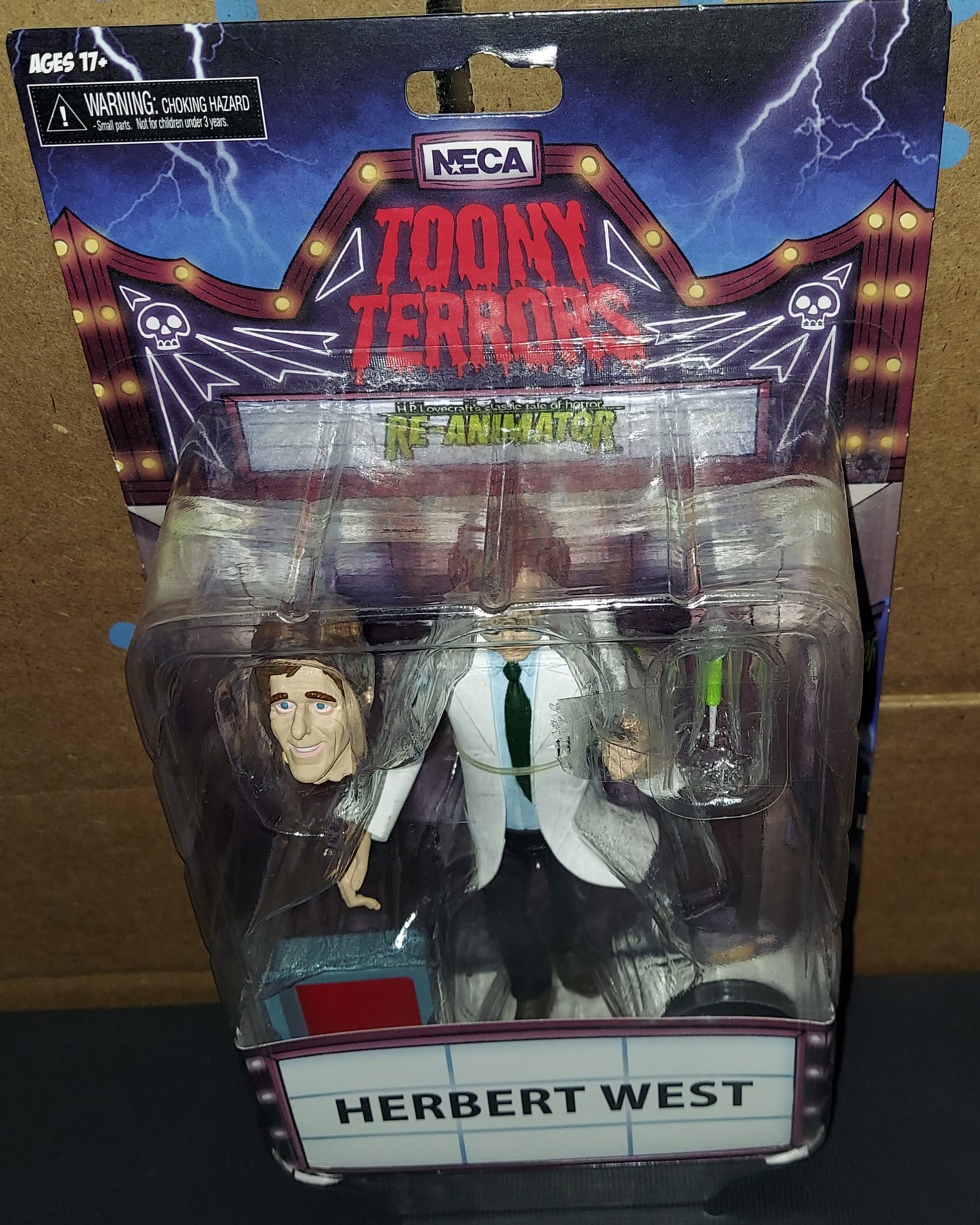 Neca Toony Terrors Re-Animator Herbert West Action Figure