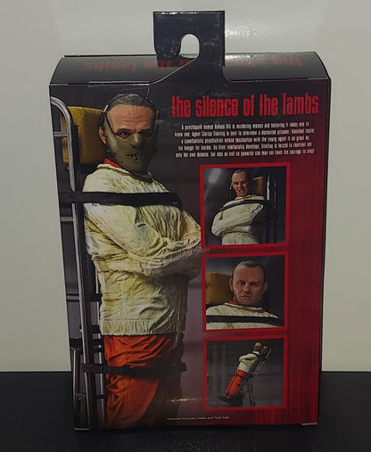 Neca Silence Of The Lamb Hannibal Lecter 7" Action Figure Orange Jumpsuit