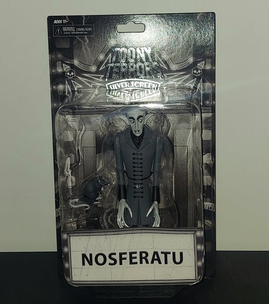 Neca Toony Terrors Nosferatu Vampire Silver Screen Black & White Action Figure