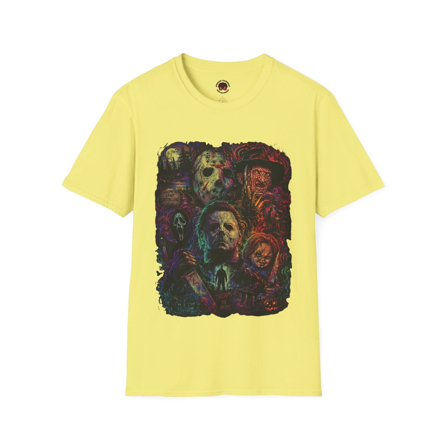 Horror Icons Collage T-Shirt —  Graphic Tee