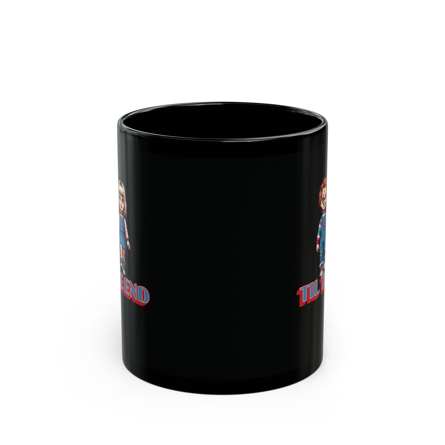 Til The End Horror Couple Black Coffee Tea Mug (11oz, 15oz)