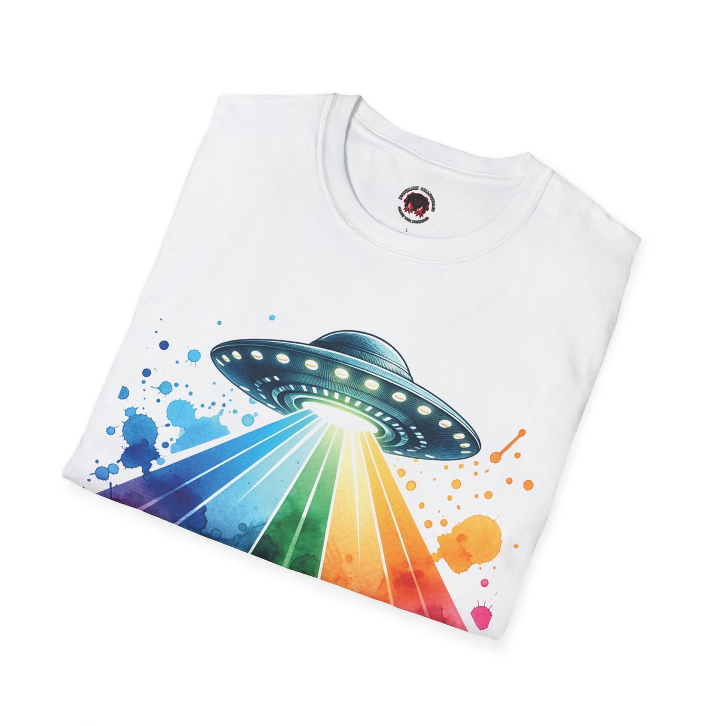 Summerween UFO Beach Day Unisex Soft Style T-Shirt